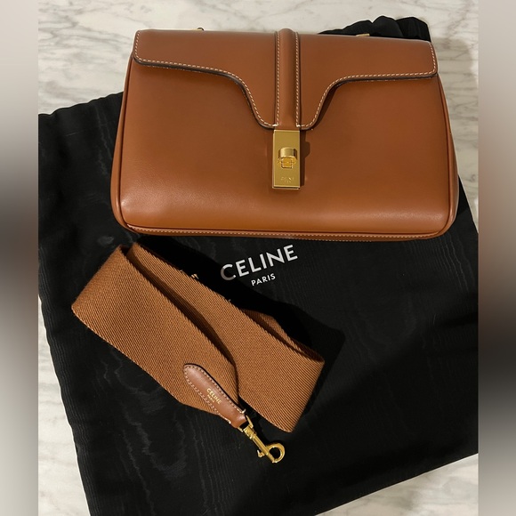 CELINE Teen Soft 16 Smooth Calfskin Tan - Picture 1 of 10